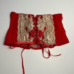 Victoria’s Secret Red Waist Corset